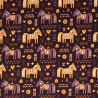 Jersey "Jody" Dala Pferd | Lila Orange